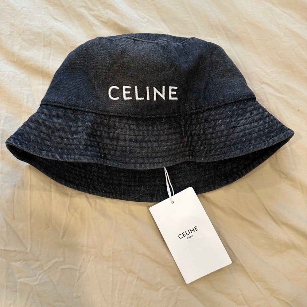 Celine denim bucket hat